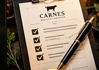 Propuesta comercial de catering parrillero de Carnes Delivery Premium